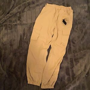 Shein girls 12-13 beige pants with belt